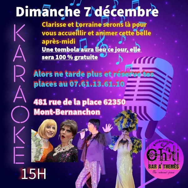 Clarisse et Lorraine à l'animation du ch'ti bar à thèmes de Mont Bernenchon