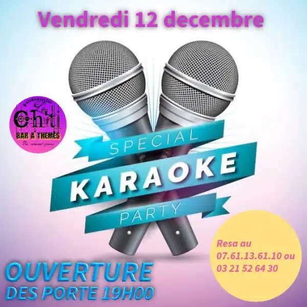 Soirée karaoké ce vendredi 12 décembre au soir au ch'ti bar à thèmes de Mont Bernenchon