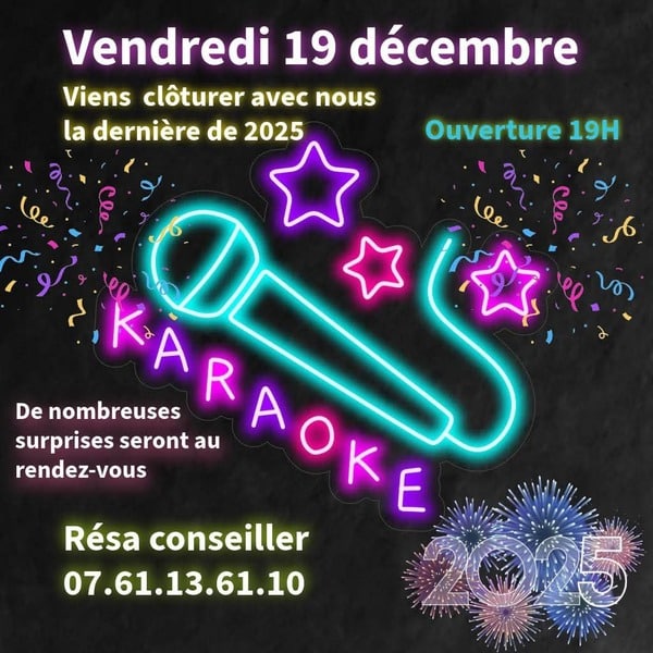 Dernière soirée karaoké de l'année pour le ch'ti bar à thèmes de Mont Bernenchon