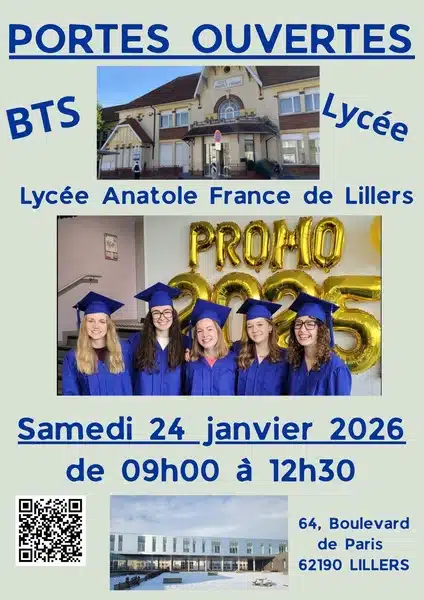 Journée portes ouvertes au lycée anatole france de Lillers