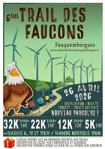 6éme trail des Faucons à Fauquembergues