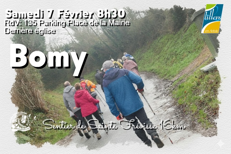 L'association les vieilles godasses de Lillers organise diverses randonnées dans notre secteur