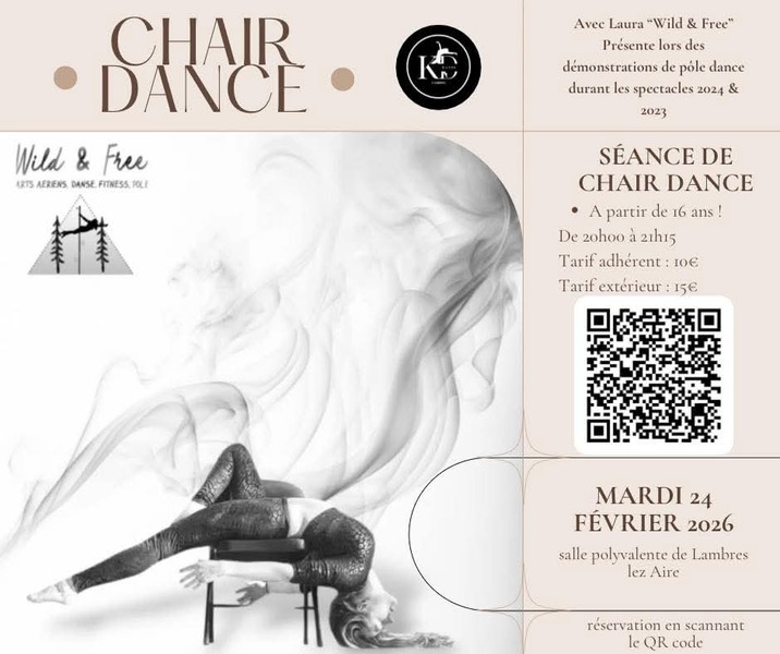 Une séance Chair dance est programmée ce mardi 24 février à Lambres.