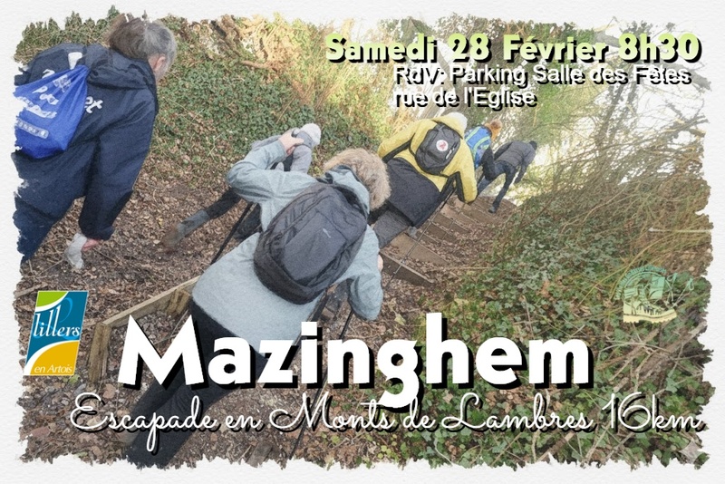 Une randonnée au départ de mazinghem ce samedi 28 février