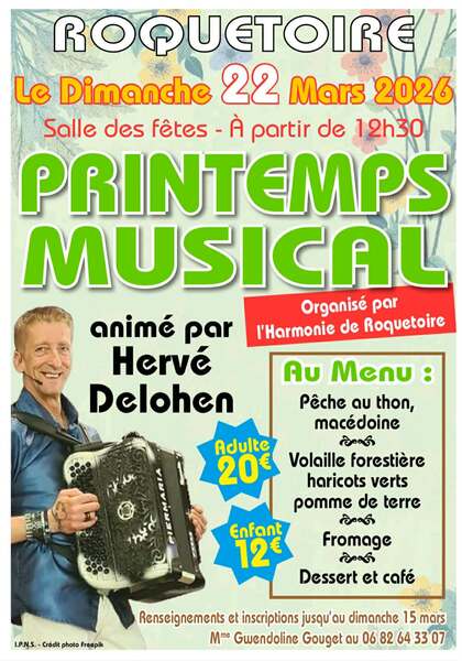 Un repas est organisé ce dimanche 22 mars à Roquetoire