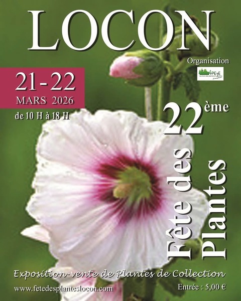 22éme édition de la fête des plantes à Locon ces 21 et 22 mars 2026