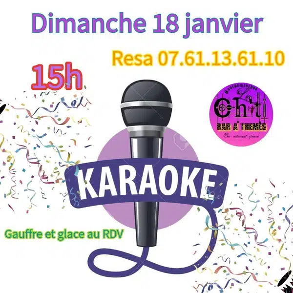 Un après midi karaoké ce dimanche 18 janvier à Mont Bernenchon