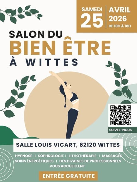 Un salon du bien être sera organisé à Wittes. Rendez vous ce samedi 25 avril pour en profiter