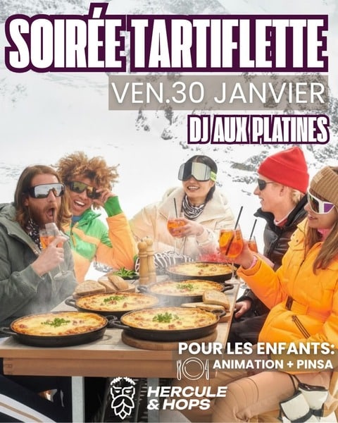 Soirée tartiflette chez Hercule et hops de Blaringhem