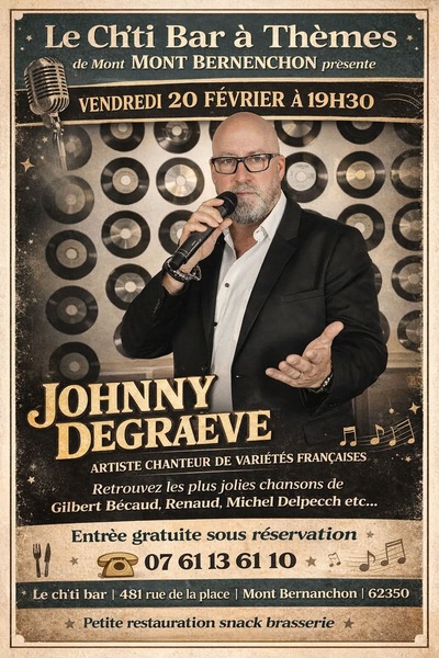 Un concert au ch'ti bar à thèmes de Mont Bernenchon ce vendredi 20 février