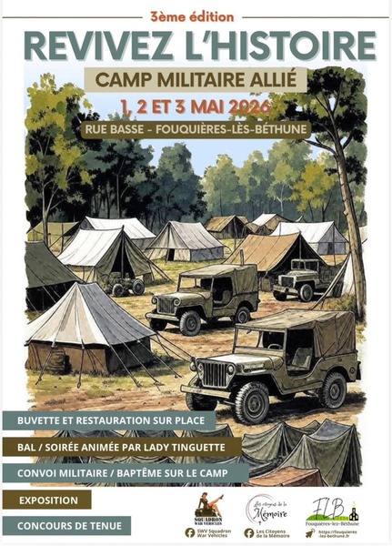 3éme édition déjà pour l'événement revivez l'histoire de Fouquières les béthune