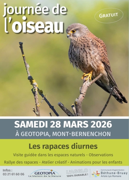 Journée de l'oiseau ce samedi 28 mars chez Géotopia de Mont Bernenchon