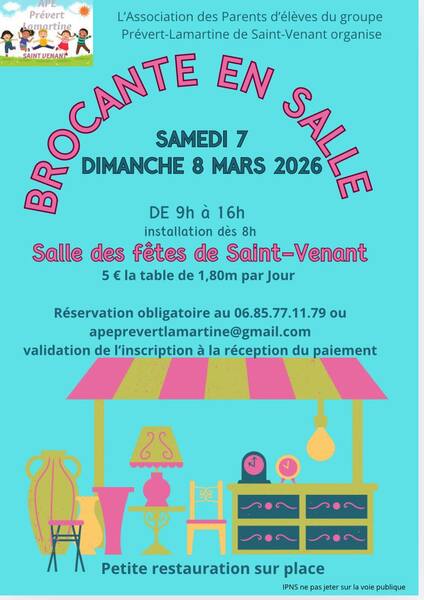 Une brocante en salle ce samedi 7 et ce dimanche 8 mars à Saint Venant