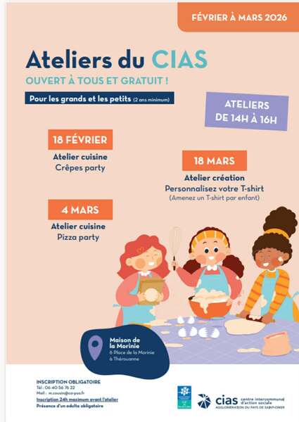 Ateliers du CIAS seront proposés à la maison de la Morinie de Thérouanne