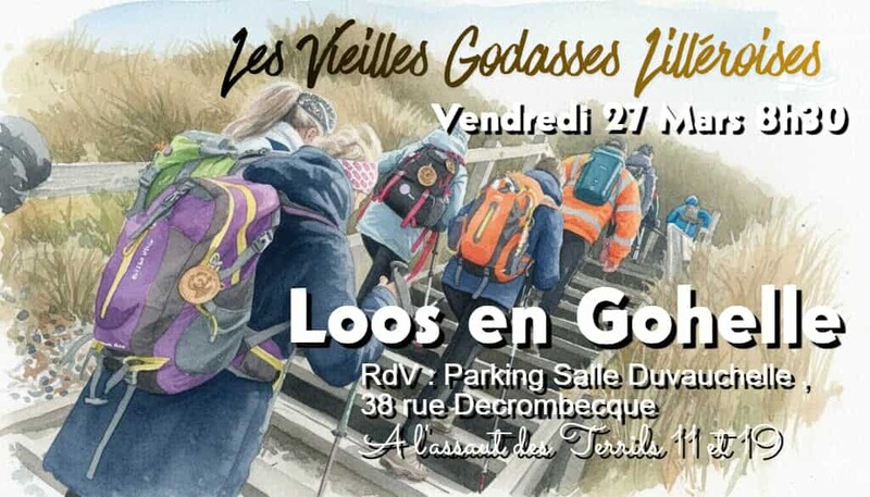Une randonnée à Loos en Gohelle ce vendredi 27 mars avec les vieilles Godasses