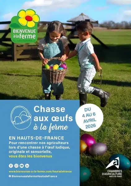 Une chasse aux oeufs à la ferme de Bourecq