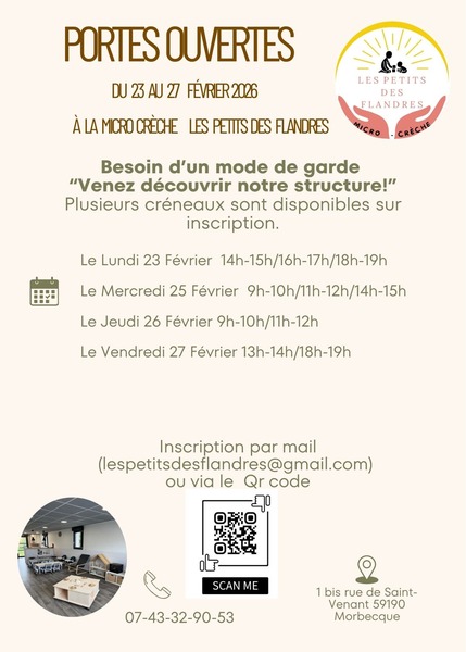 Portes ouvertes à la crèche Les petits des Flandres de Morbecque