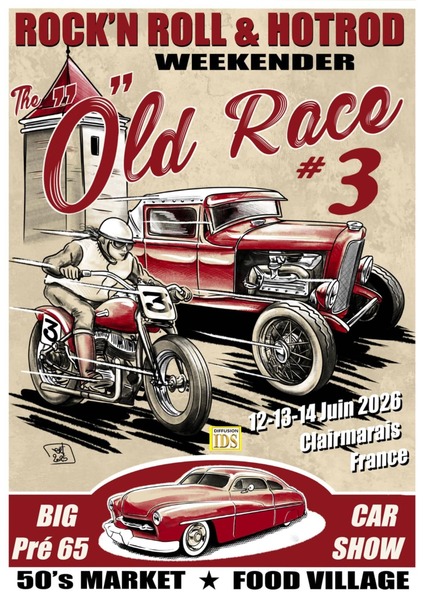 L'événement The "O"ld Race se déroulera à Clairmarais les 12, 13 et 14 juin 2026