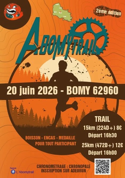 Deuxiéme édition pour l'événement Abomytrail de Bomy ce samedi 20 juin