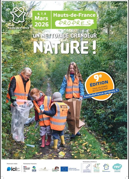 La neuvième édition de l'événement hauts de France propres revient cette année ! Plusieurs rendez vous sont donnés dans notre secteur