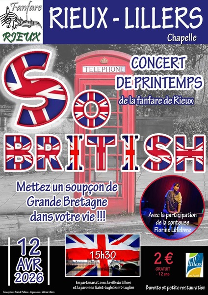 So British pour le concert de Printemps de l'harmonie de Rieux à Lillers