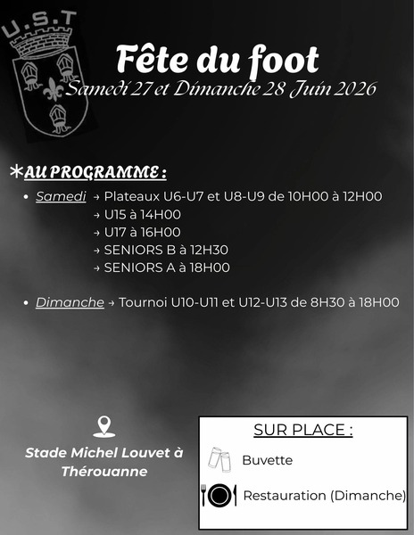 Fête du football ce samedi 27 et dimanche 28 juin à Thérouanne