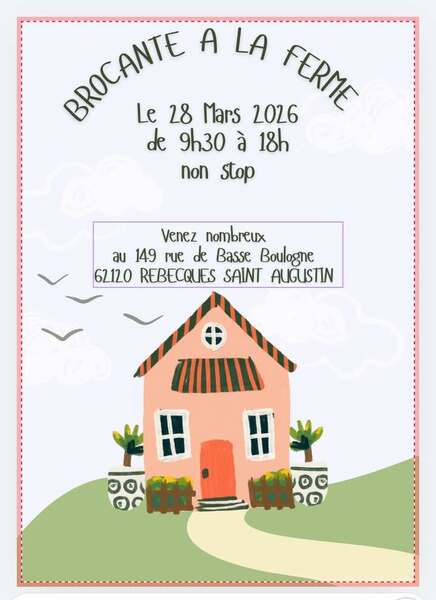 Un vide maison à la ferme ce samedi 28 mars à Saint Augustin