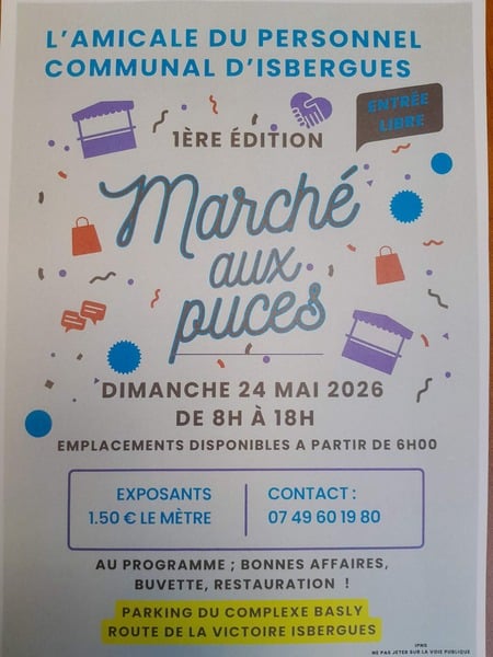 Un marché aux puces ce dimanche 24 mai à Isbergues