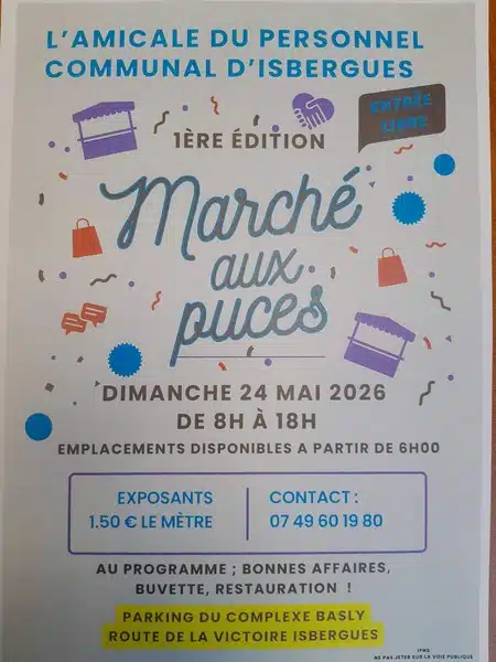 Un marché aux puces ce dimanche 24 mai à Isbergues