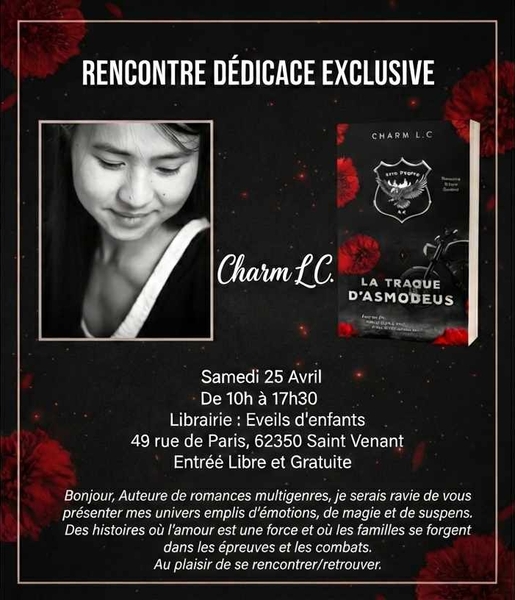 Rencontre dédicace avec Charm LC à Saint Venant ce samedi 25 avril