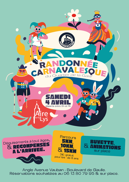 Une randonnée carnavalesque ce samedi 4 avril