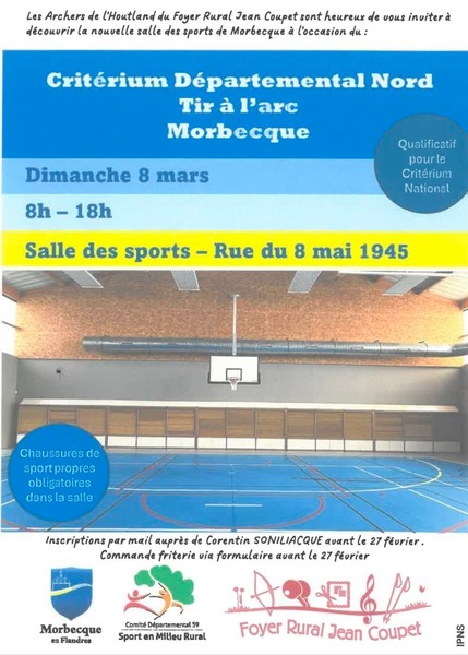 Critérium départemental nord ce dimanche 8 mars à Morbecque