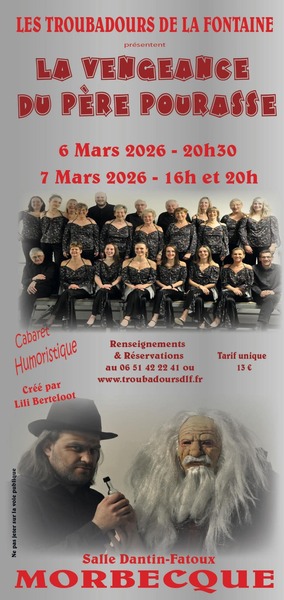 La vengeance du Père Pourasse à Morbecque ce vendredi 6 et samedi 7 mars en trois représentations