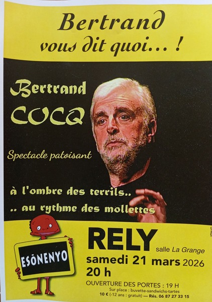 Spectacle patoisant ce samedi 21 mars à Rely