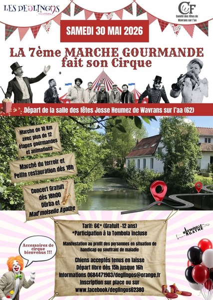 La 7éme édition de la marche gourmande qui fait son cirque