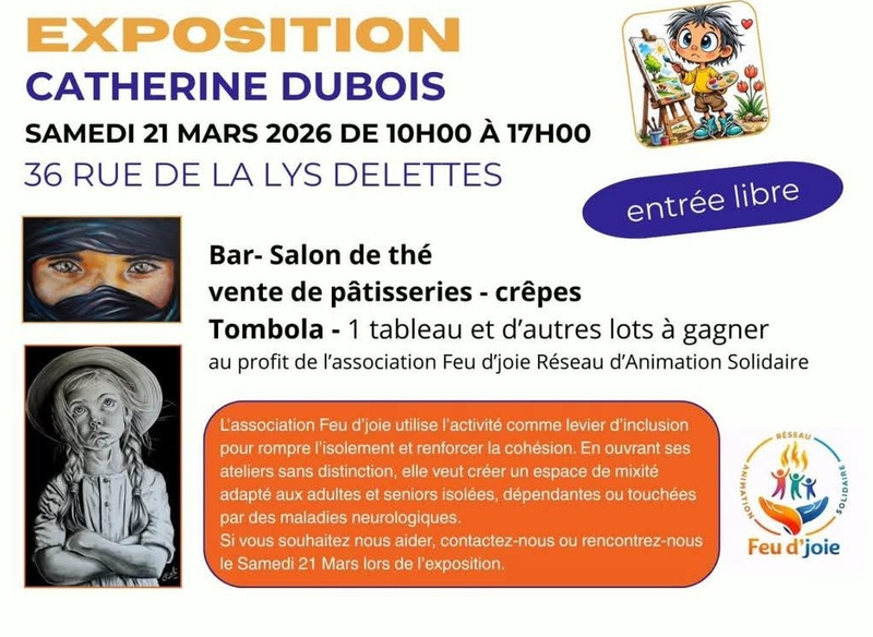 Une exposition de peintures ce samedi 21 mars à Delettes