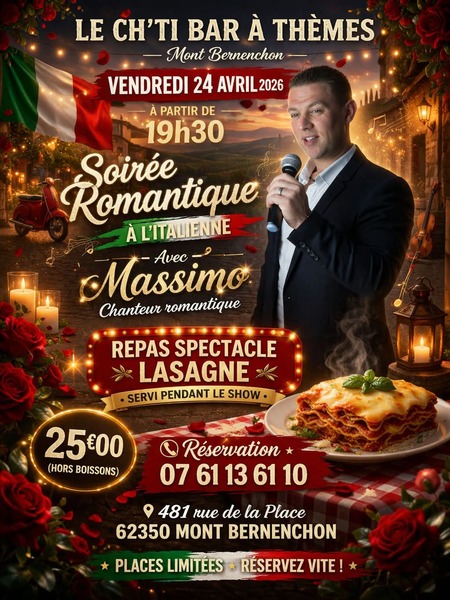 Soirée romantique ce vendredi 24 avril à Mont Bernenchon