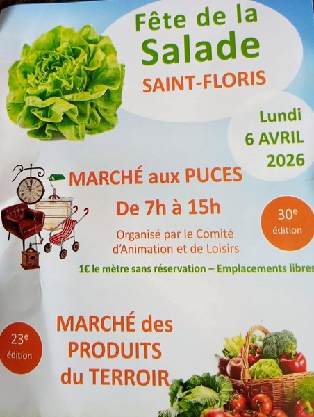 Fête de la salade ce lundi 6 avril à Saint Floris