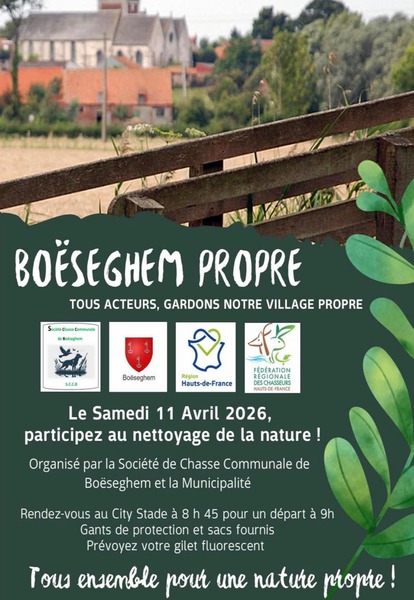 Boeseghem propre ce samedi 11 avril
