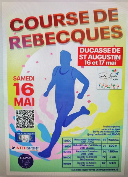 Course de Rebecques durant l'événement de la ducasse ce samedi 16 et dimanche 17 mai