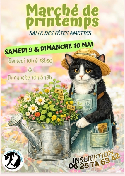 Marché de printemps ce samedi 9 et dimanche 10 mai à Amettes
