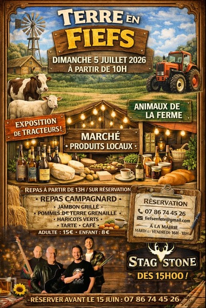 Terre en Fiefs ce dimanche 5 juillet à Fiefs