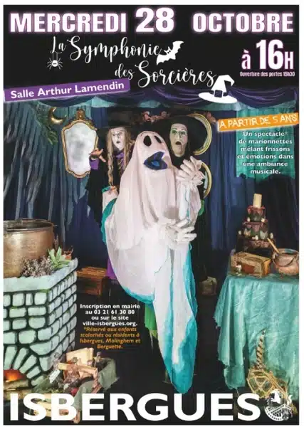 Soirée halloween ce mercredi 28 octobre à Isbergues