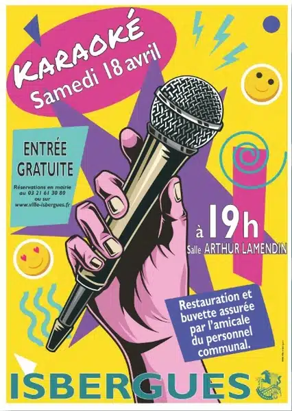 Une soirée karaoké est organisée ce samedi 18 avril à Isbergues