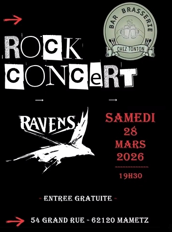 Concert Rock ce samedi soir à Mametz