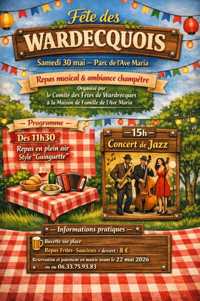 La fête des wardrecquois ce samedi 30 mai à Wardrecques