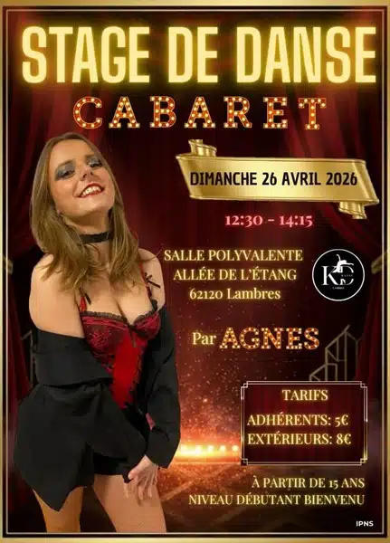Stage de danse ce dimanche 26 avril à Lambres