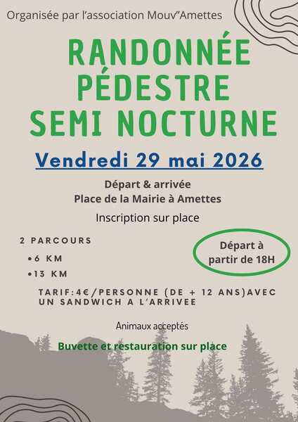 Des randonnées pédestres avec mouv'Amettes