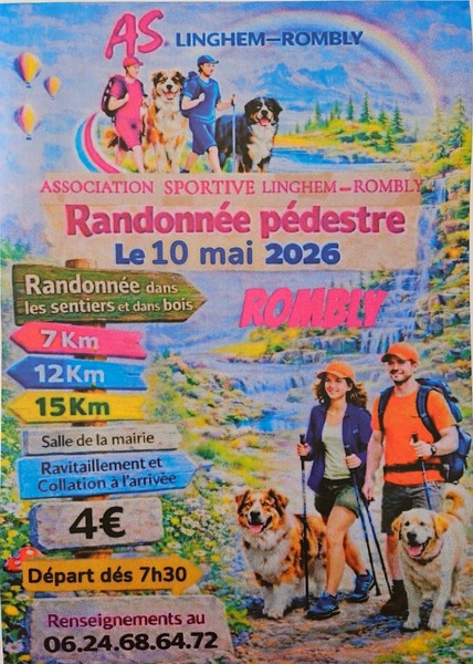 Des randonnées au départ de la commune de Rombly ce dimanche 10 mai