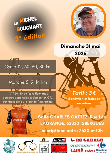 Des randonnées ce dimanche 31 mai à Isbergues avec la CCIM